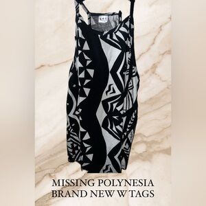 Missing Polynesia Halter Top in tribal print
